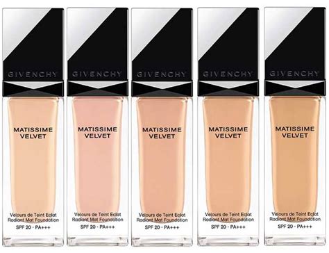 givenchy matissime velvet foundation cosdna|Givenchy Matissime Velvet Foundation ingredients (Explained).